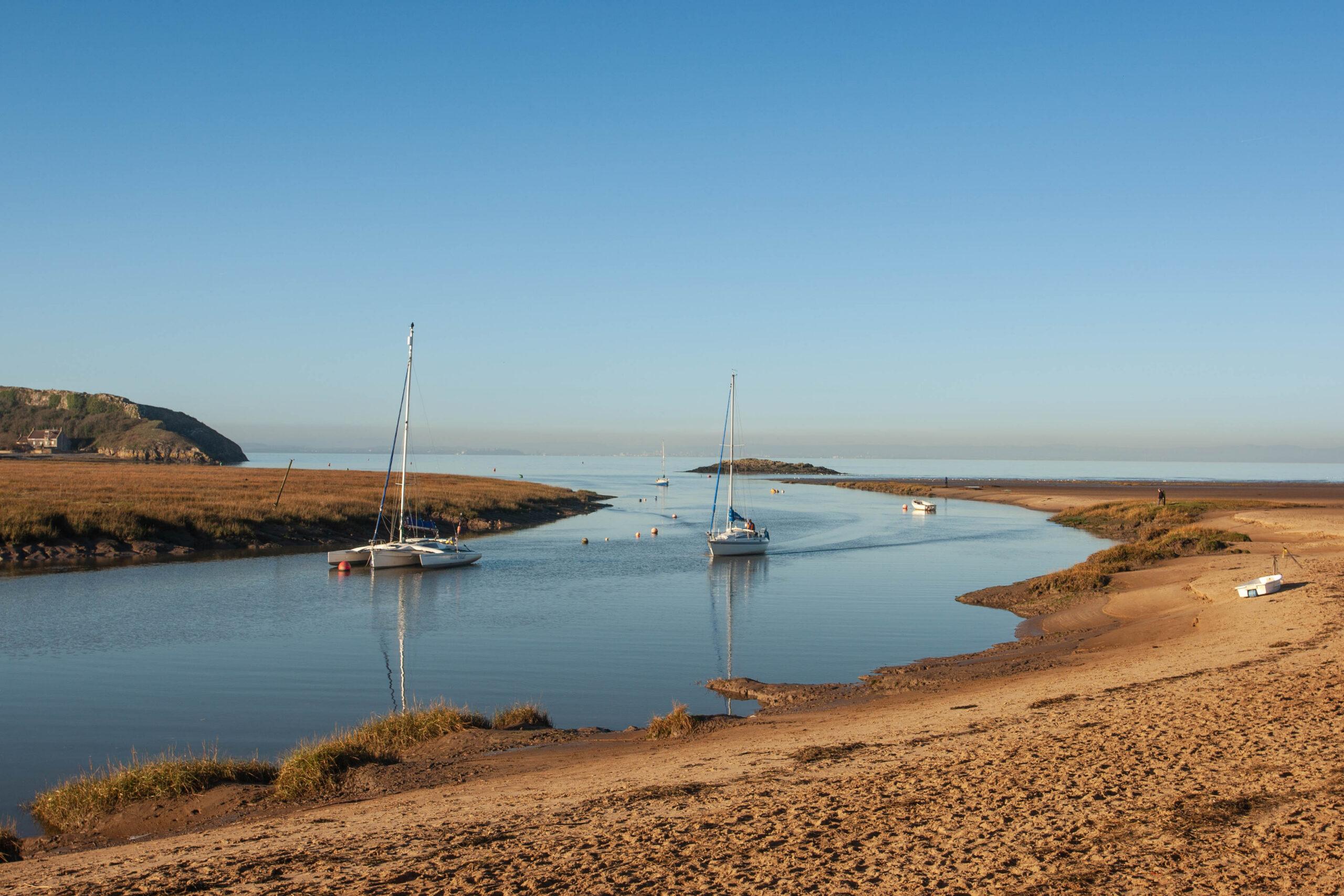Uphill beach