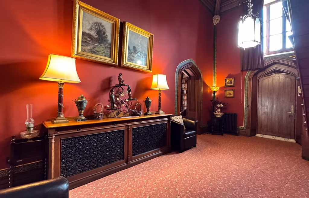Inside the hallway at Uphill Manor