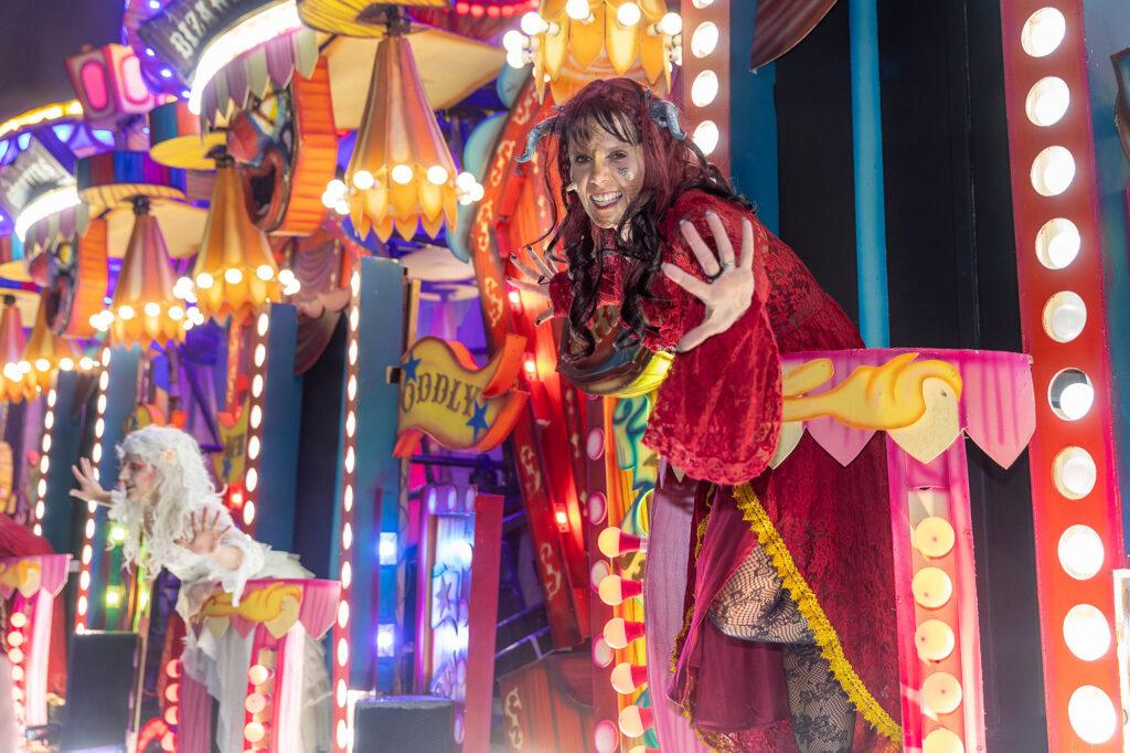 A female performer at the Weston Carnival