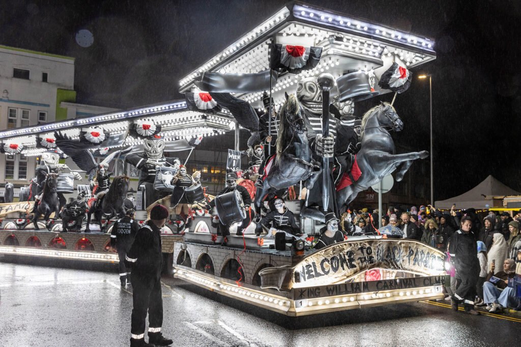 A giant float at the Weston Carnival