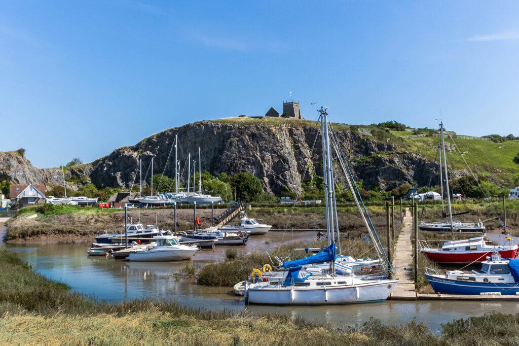 Boats in Uphill Marina