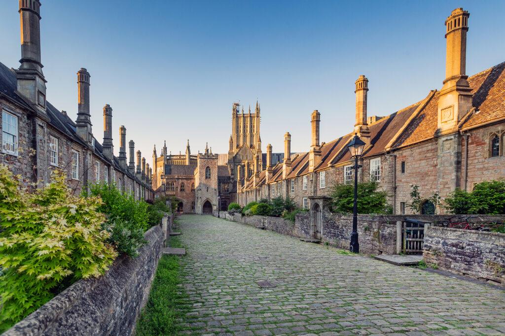 Vicars' Close, Wells which is Britain's oldest still used medieval street