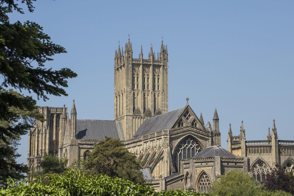 Wells Cathedral in England's smallest city
