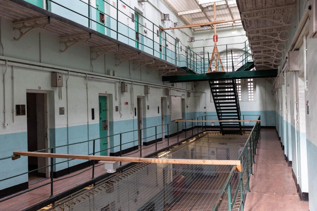 Inside one of the wings at Shepton Mallet Prison
