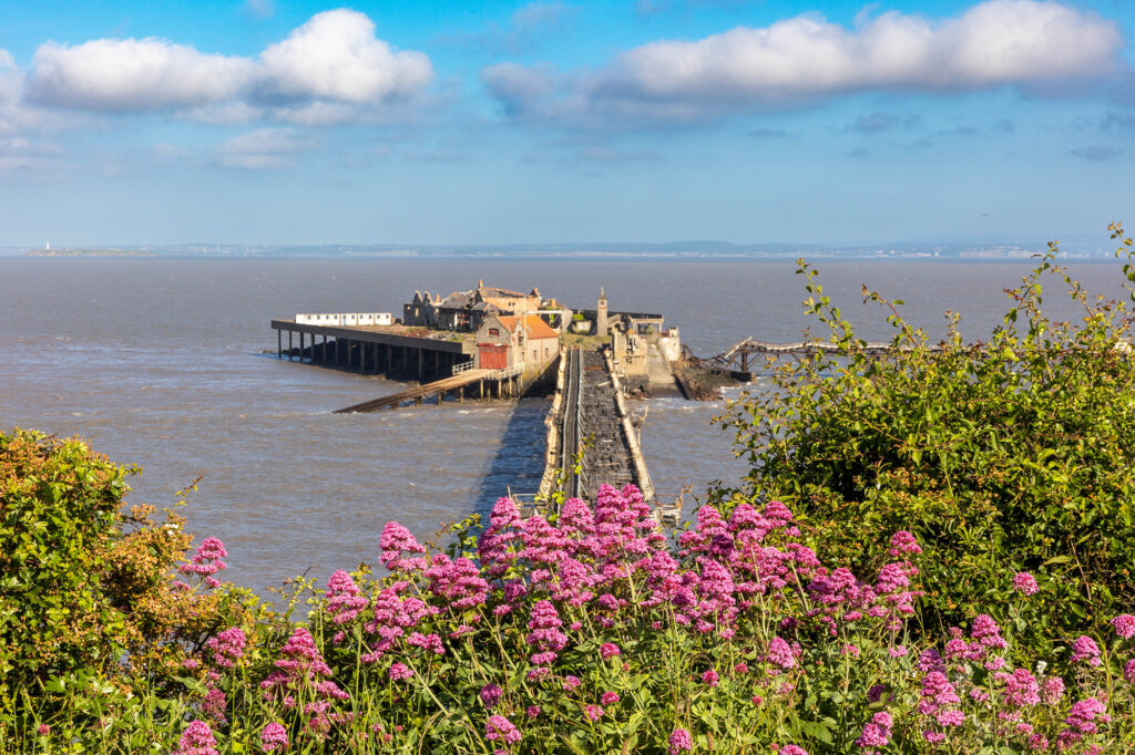 View from the Prince Consort Gardens overlooking Birnbeck Pier, Weston-super-Mare