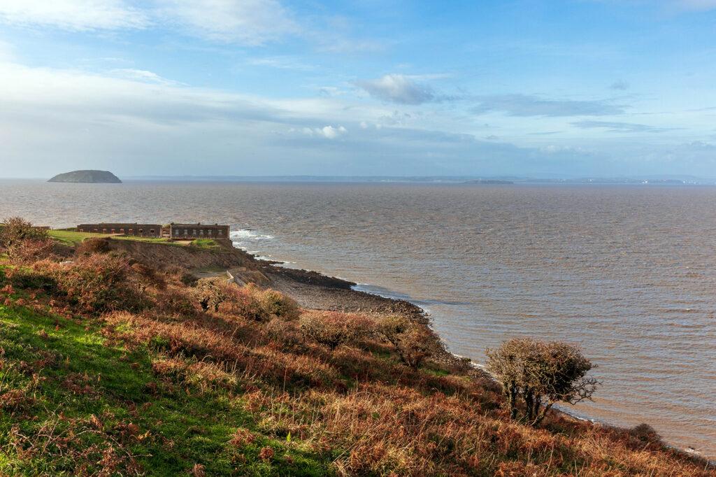 Brean Down looking towards the fort