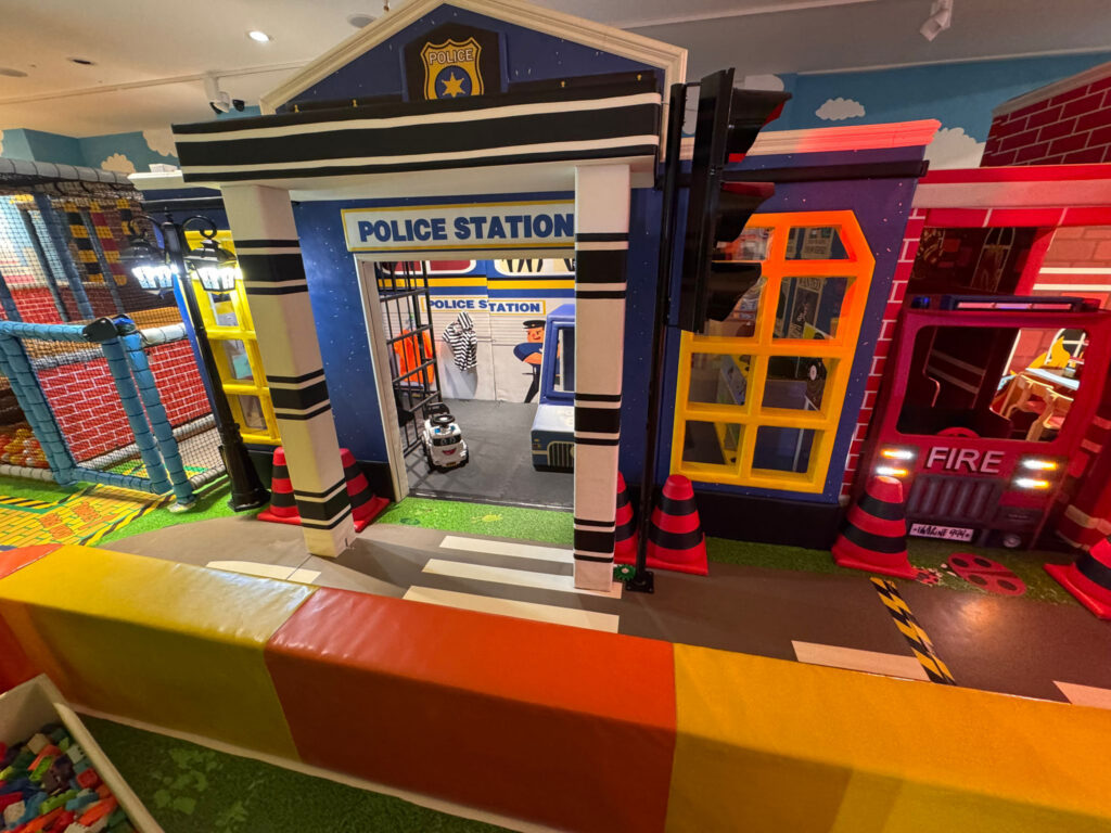 The police station at the Imagination Fascination play centre in Weston-super-Mare