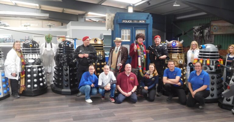 Dalek Invasion of the helicopter Museum