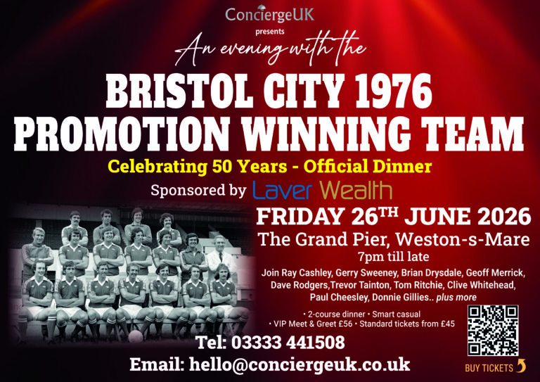 Bristol City Legends of 76 Anniversary Dinner