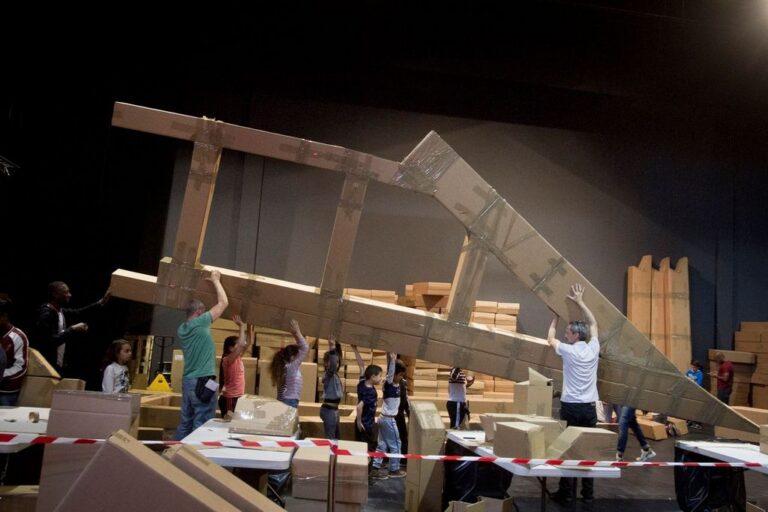 Weston’s Extraordinary Cardboard Pier Project