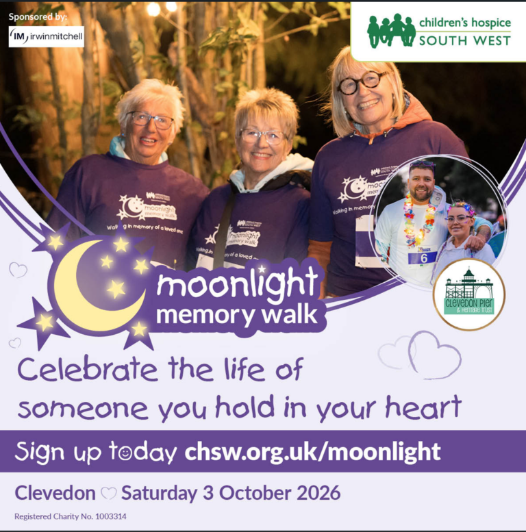 Moonlight Memory Walk Clevedon 2026