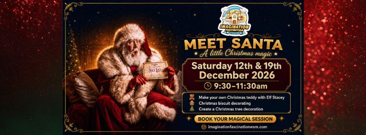 MEET SANTA IN HIS MAGICAL GROTTO