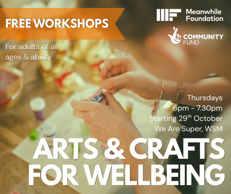 Free Arts & Crafts for Wellbeing (Adults)