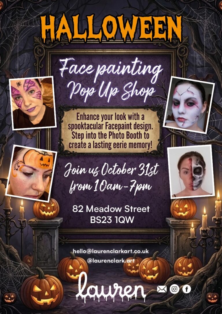 Halloween Facepainting pop-up